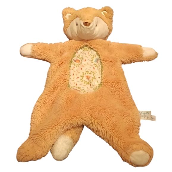 Douglas Baby Jordon Fox Sshlumpie Lovey Security Blanket Cuddle Toy Flat Plush - Picture 1 of 11